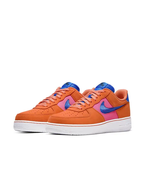 Кроссовки air force 1 '07 lv8 'orange trance' Nike — изображение 3 из 4, синий/оранжевый