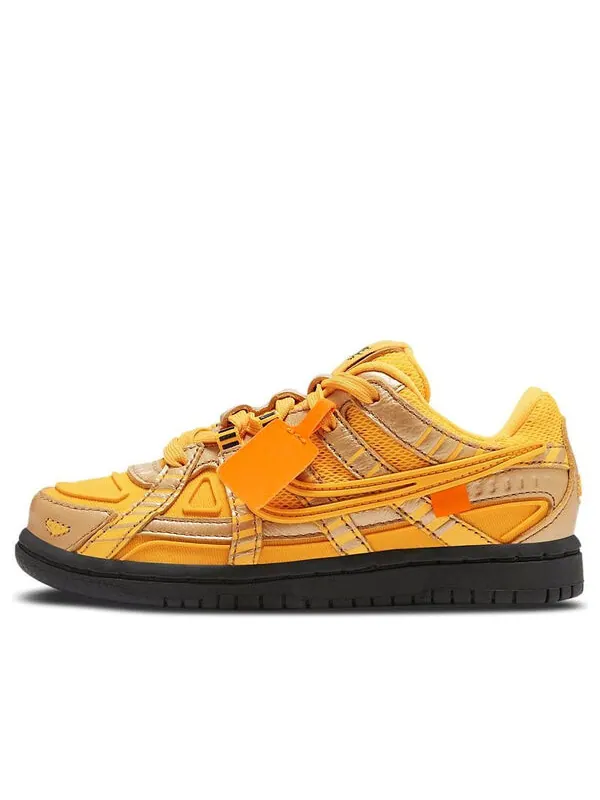 Кроссовки x off white rubber dunk Nike — изображение 1 из 4, черный/золотистый