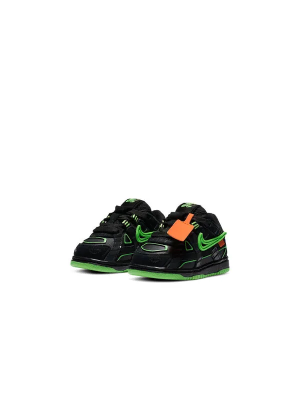 Кроссовки x off white rubber dunk Nike — изображение 3 из 4, черный/зеленый
