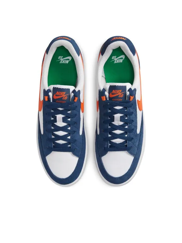 Кроссовки adversary premium sb 'navy safety orange' Nike — изображение 4 из 4, синий/оранжевый