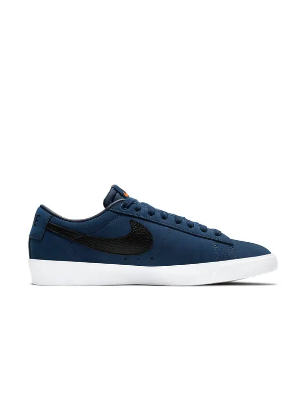 Кроссовки zoom blazer low pro gt iso sb 'orange label - midnight navy' Nike — изображение 2 из 4, синий/черный/белый