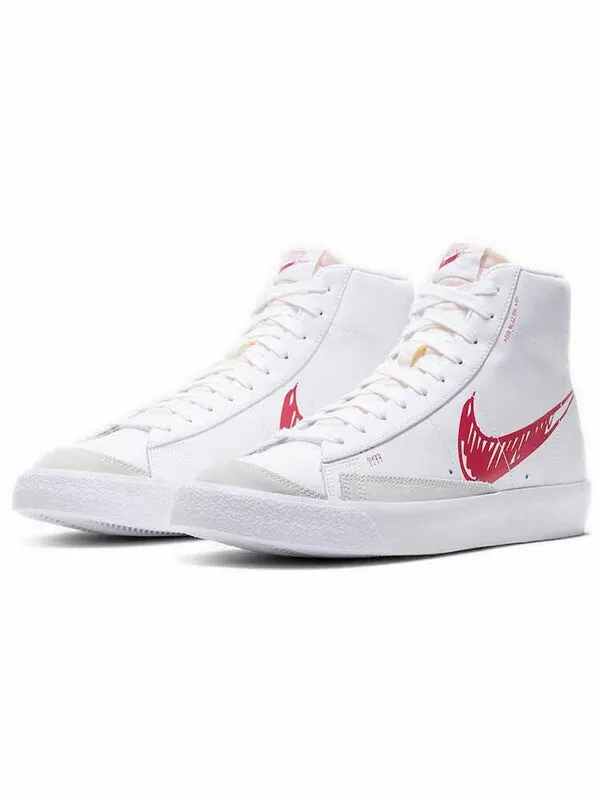 Кроссовки блейзер середина 77 Nike — изображение 3 из 4, белый/красный/платиновый