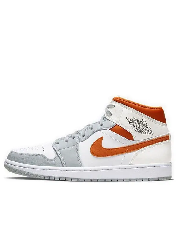 Кроссовки 1 средние Air Jordan — изображение 1 из 4, белый//платиновый