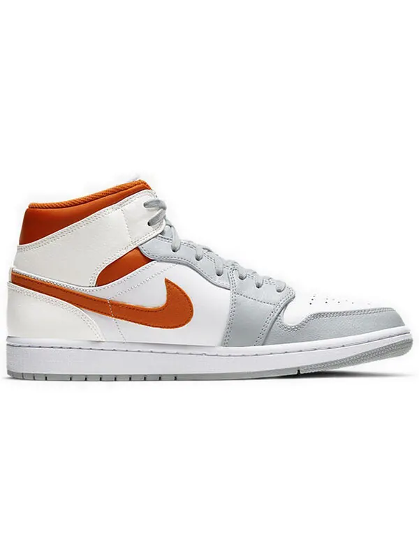 Кроссовки 1 средние Air Jordan — изображение 2 из 4, белый//платиновый