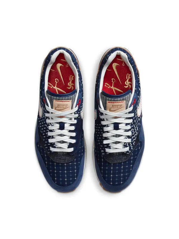 Кроссовки denham x air max 1 Nike — изображение 4 из 4, синий