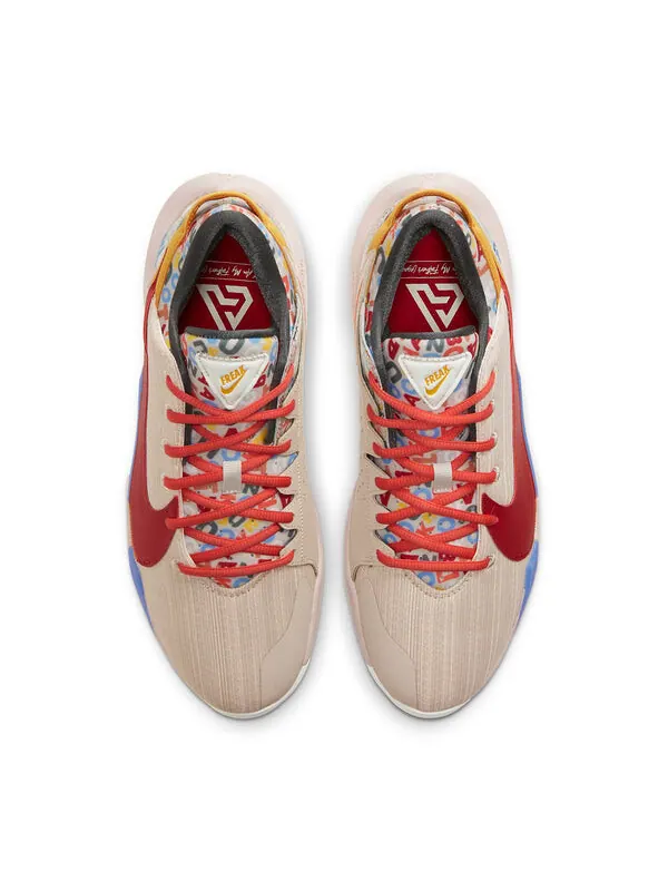 Кроссовки зум фрик 2 эп. Nike — изображение 4 из 4, песочный///красный
