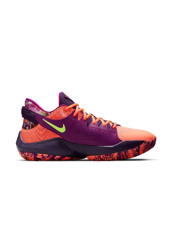 Кроссовки zoom freak 2 ep 'bright mango' Nike — изображение 2 из 4, красный//фиолетовый