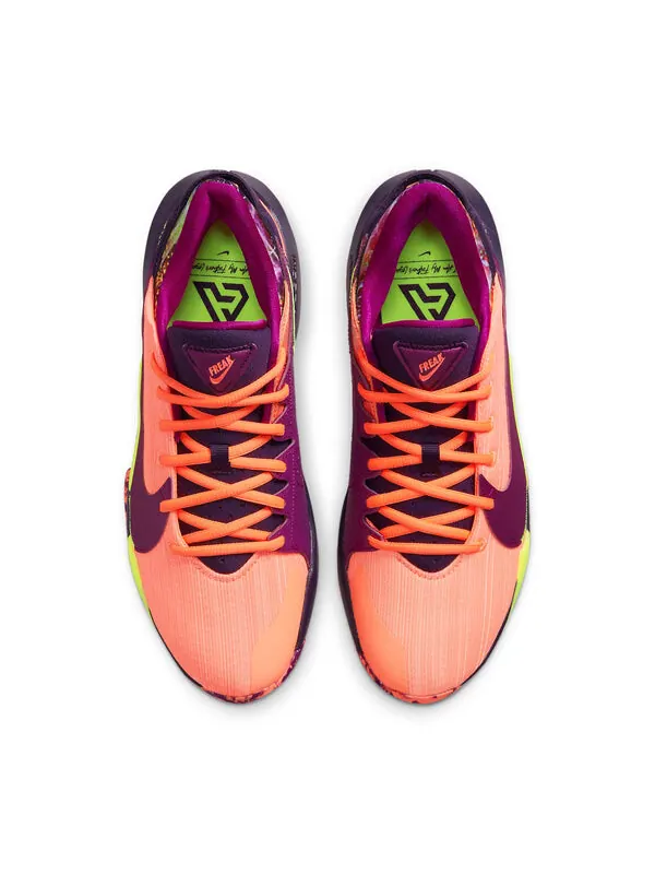Кроссовки zoom freak 2 ep 'bright mango' Nike — изображение 4 из 4, красный//фиолетовый