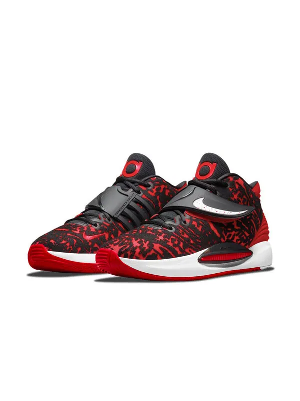 Кроссовки кд 14 эп Nike — изображение 3 из 4, черный/белый/красный