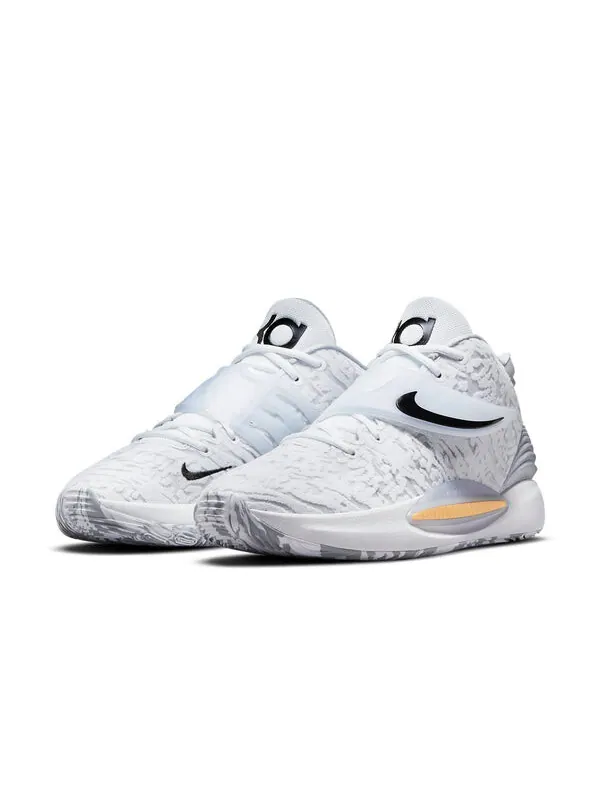 Кроссовки кд 14 эп Nike — изображение 3 из 4, белый/серый//черный