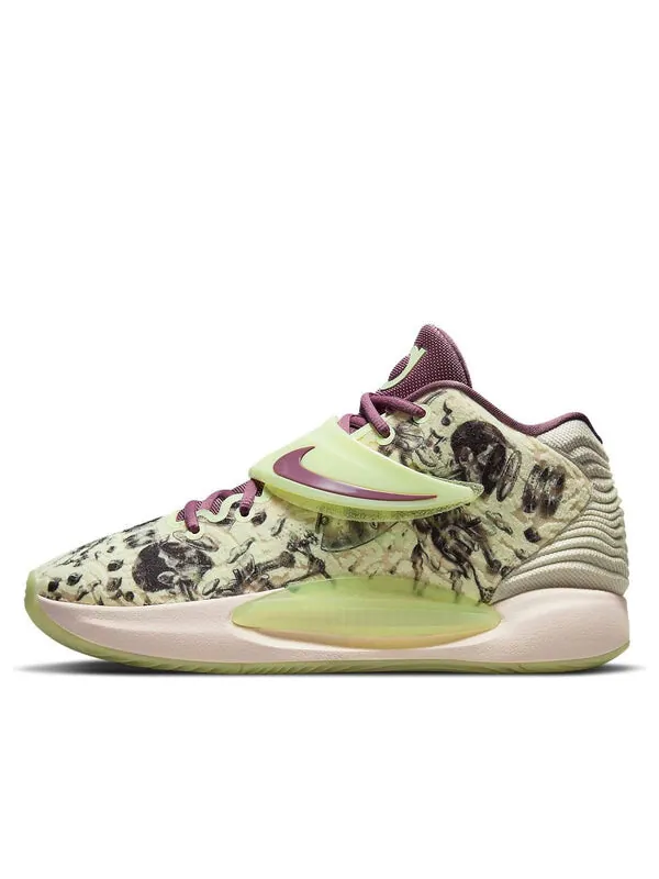 Кроссовки кд 14 эп Nike — изображение 1 из 4, желтый/белый/красный