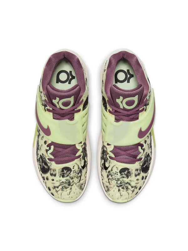 Кроссовки кд 14 эп Nike — изображение 4 из 4, желтый/белый/красный