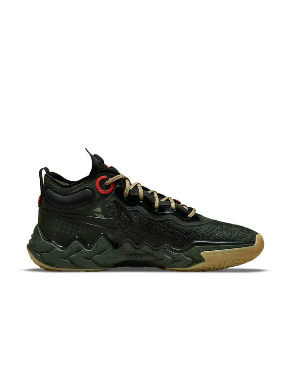 Кроссовки air zoom gt run Nike — изображение 2 из 4, зеленый/коричневый