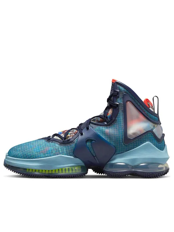 Кроссовки lebron 19 'fast food - dutch blue' Nike — изображение 1 из 4, синий/желтый