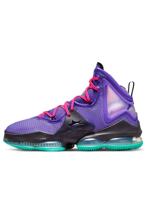 Кроссовки lebron 19 'dj bron' Nike — изображение 1 из 4, фиолетовый/черный