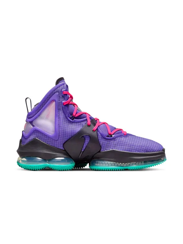 Кроссовки lebron 19 'dj bron' Nike — изображение 2 из 4, фиолетовый/черный