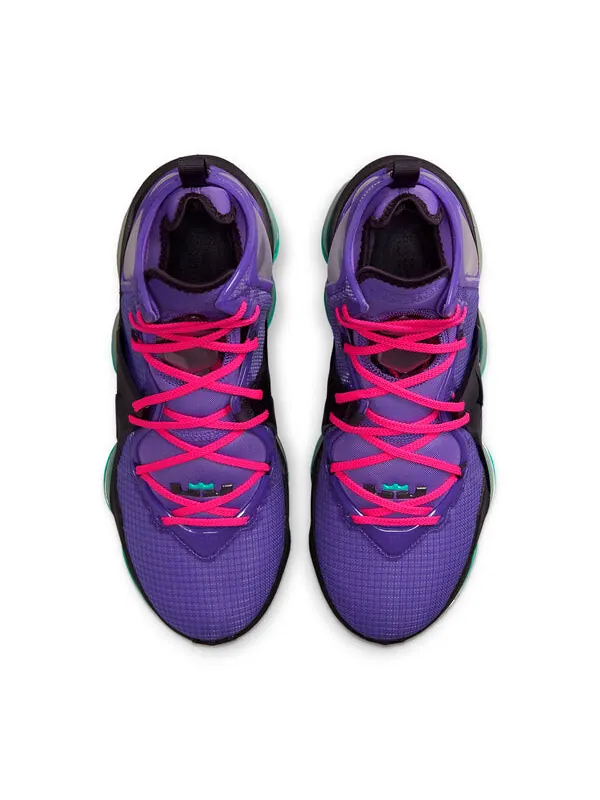 Кроссовки lebron 19 'dj bron' Nike — изображение 4 из 4, фиолетовый/черный
