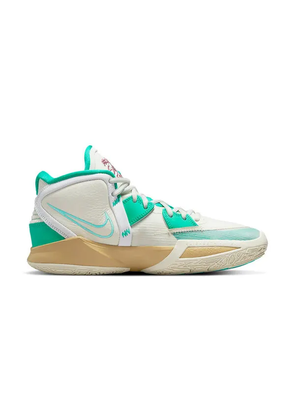 Кроссовки sue bird x kyrie infinity 'golden tribute' Nike — изображение 2 из 4, кремовый/зеленый