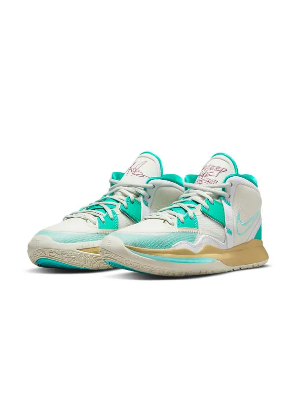 Кроссовки sue bird x kyrie infinity 'golden tribute' Nike — изображение 3 из 4, кремовый/зеленый