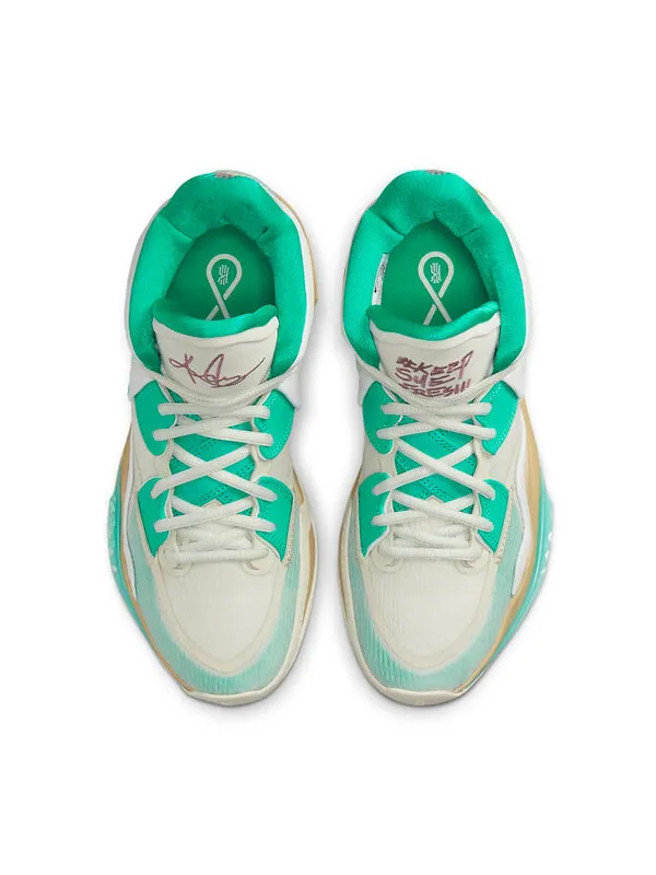 Кроссовки sue bird x kyrie infinity 'golden tribute' Nike — изображение 4 из 4, кремовый/зеленый