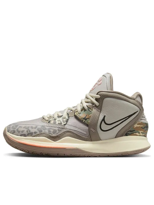 Кроссовки kyrie infinity 'leopard camo' Nike — изображение 1 из 4, серый/хаки