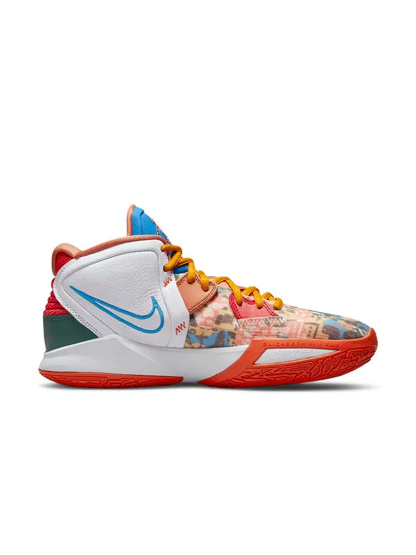 Кроссовки kyrie infinity Nike — изображение 2 из 4, белый/оранжевый/синий