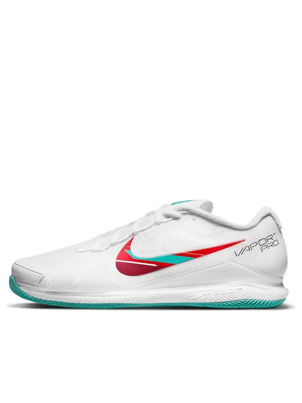 Кроссовки court air zoom vapor pro 'white washed teal' Nike — изображение 1 из 4, белый
