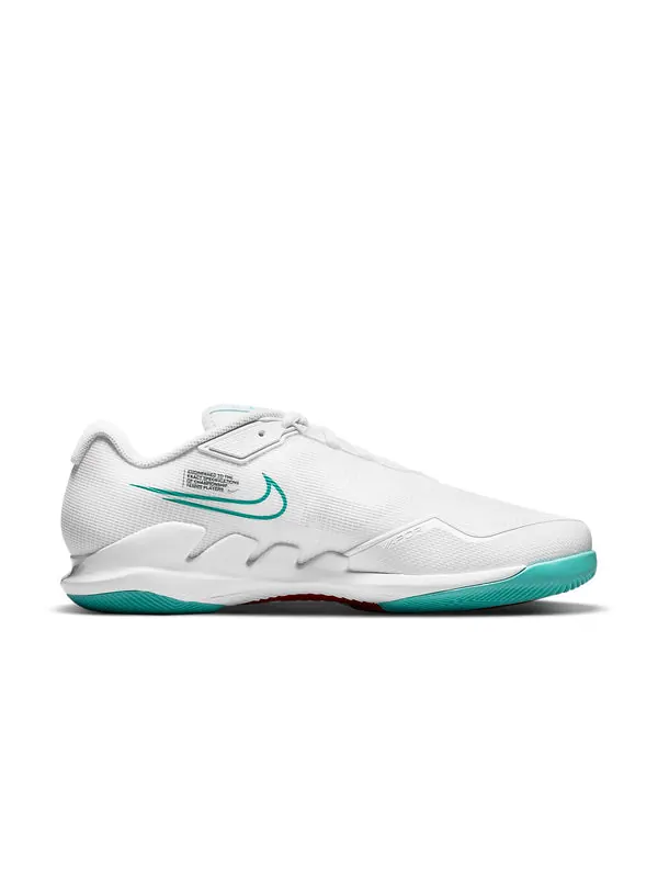 Кроссовки court air zoom vapor pro 'white washed teal' Nike — изображение 2 из 4, белый