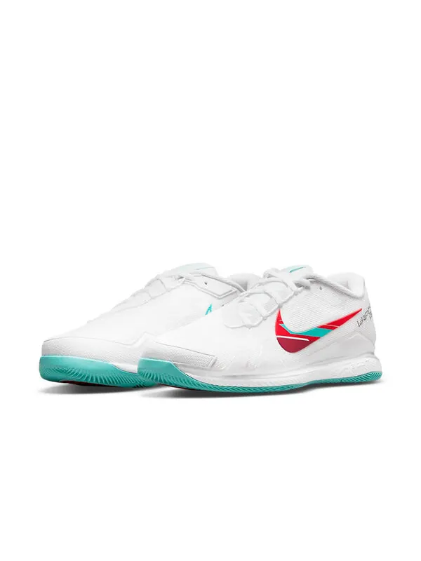 Кроссовки court air zoom vapor pro 'white washed teal' Nike — изображение 3 из 4, белый
