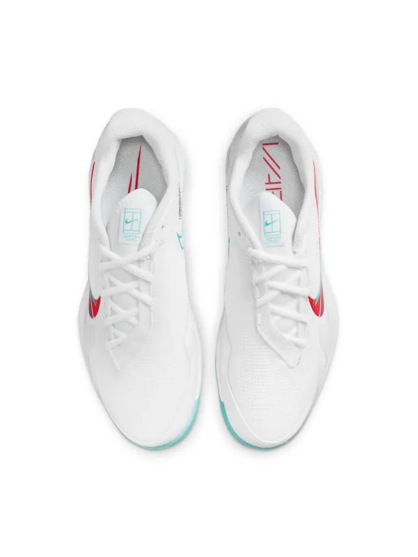 Кроссовки court air zoom vapor pro 'white washed teal' Nike — изображение 4 из 4, белый