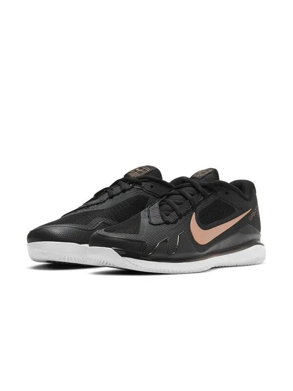Кроссовки Court Air Zoom Vapor Pro Nike — изображение 3 из 4, черный/белый/золотистый