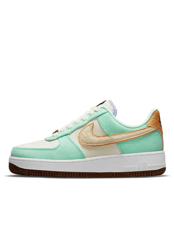 Кроссовки air force 1 '07 lx 'happy pineapple' Nike — изображение 1 из 4, кремовый/зеленый