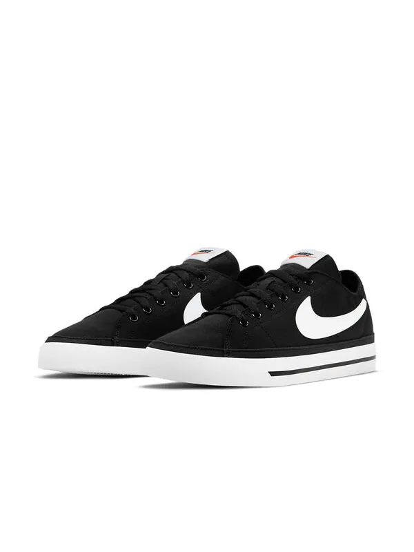 Кроссовки Court Legacy Canvas Nike — изображение 3 из 4, черный/белый