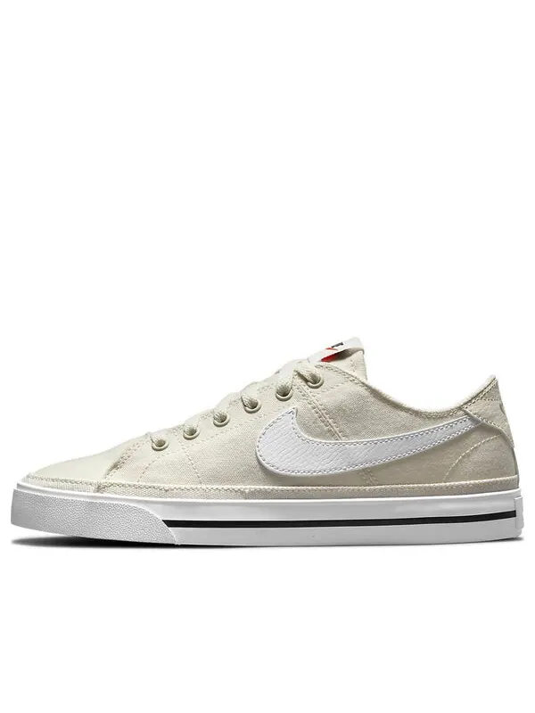 Кроссовки Court Legacy Canvas Nike — изображение 1 из 4, кремовый/белый