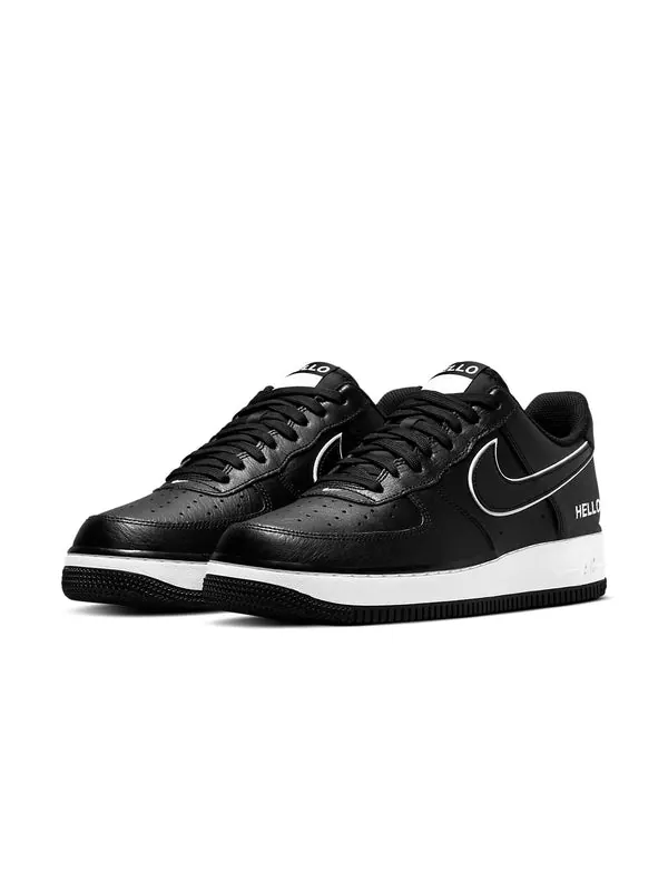 Кроссовки x urbanstar air force 1 '07 lx 'hello pack - black' Nike — изображение 3 из 4, черный/белый