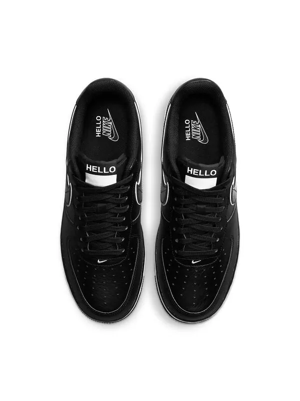 Кроссовки x urbanstar air force 1 '07 lx 'hello pack - black' Nike — изображение 4 из 4, черный/белый