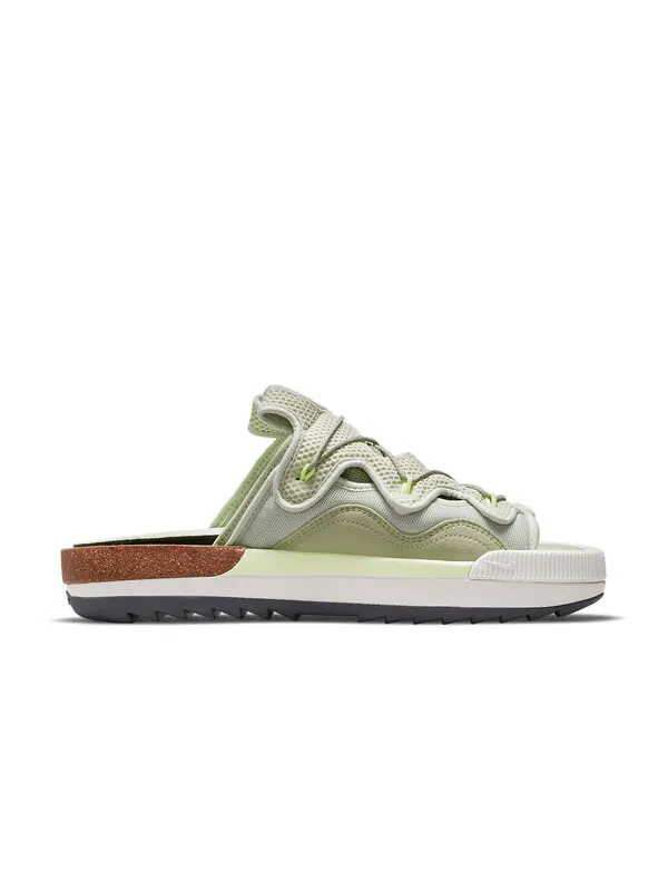 Тапочки offline 2.0 slip-on 'light bone volt' Nike — изображение 2 из 4, светлый///черный