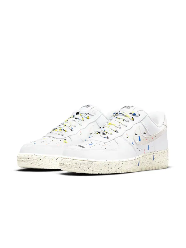 Кроссовки air force 1 '07 lv8 'paint splatter' Nike — изображение 3 из 4, белый