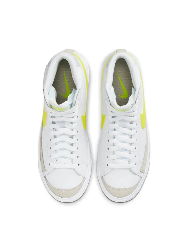 Кроссовки блейзер середина 77 Nike — изображение 4 из 4, белый/желтый