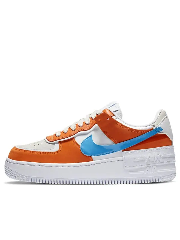 Кроссовки air force 1 shadow Nike — изображение 1 из 4, синий/коричневый/белый