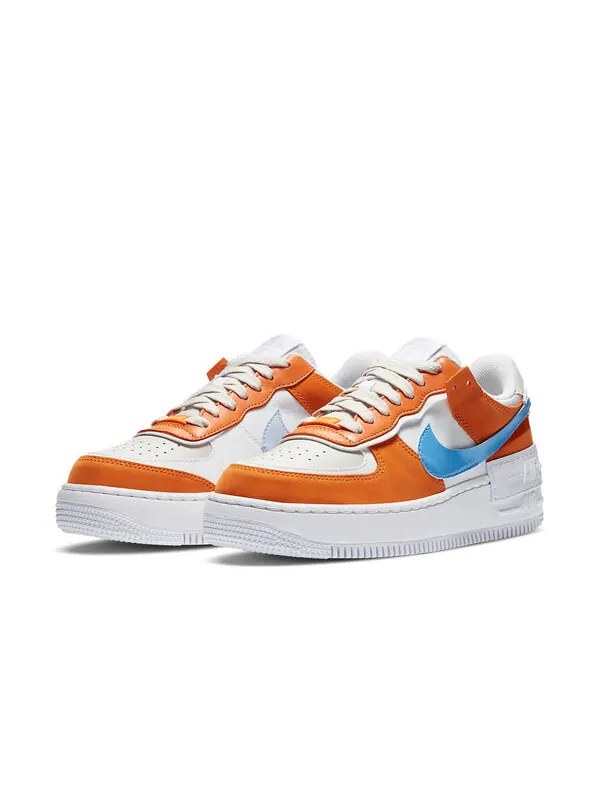 Кроссовки air force 1 shadow Nike — изображение 3 из 4, синий/коричневый/белый