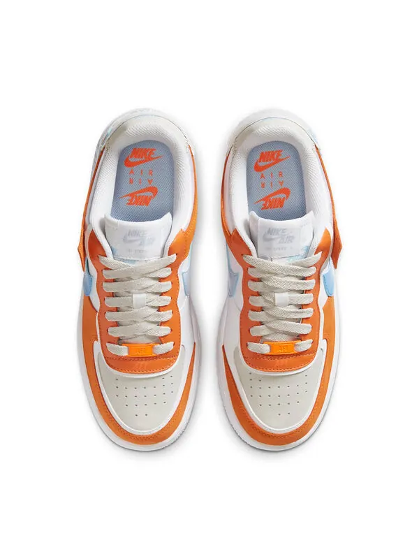 Кроссовки air force 1 shadow Nike — изображение 4 из 4, синий/коричневый/белый