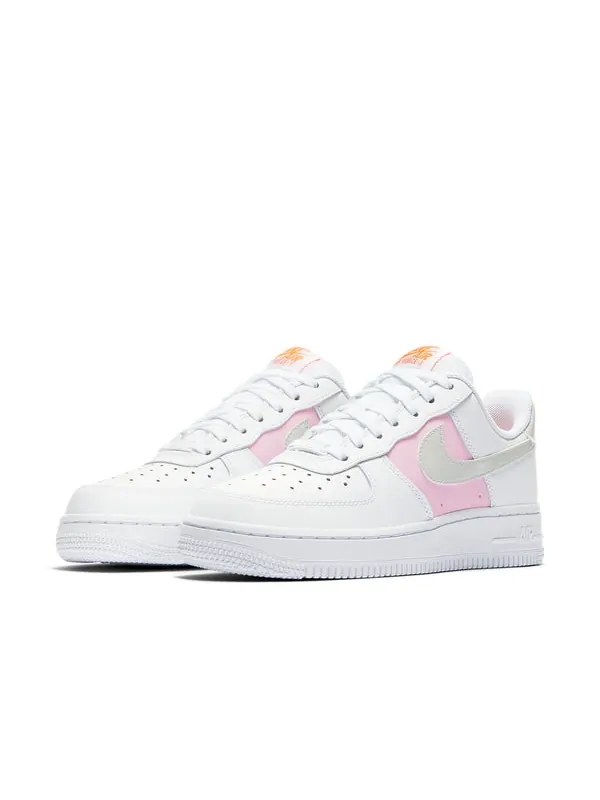 Кроссовки air force 1 '07 se premium 'white pink foam' Nike — изображение 3 из 4, белый/розовый