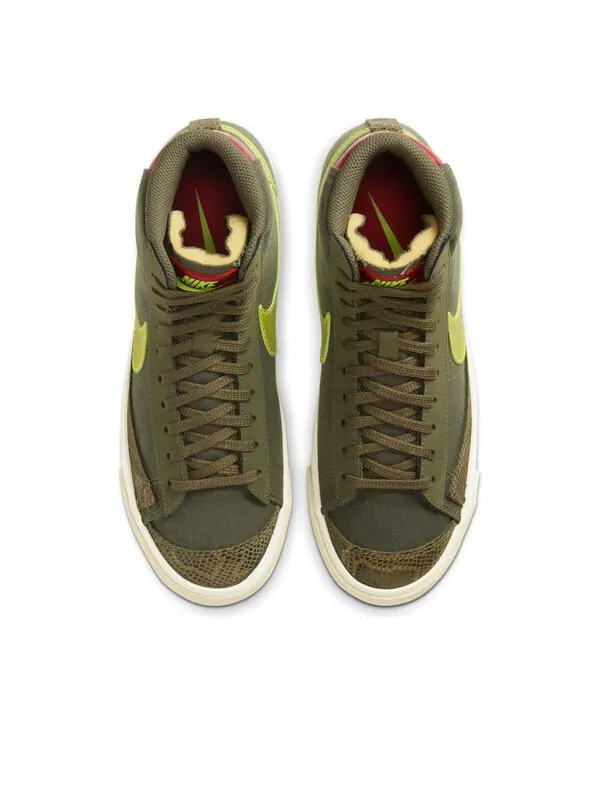 Кроссовки blazer mid '77 'olive snakeskin' Nike — изображение 4 из 4, оливковый зеленый