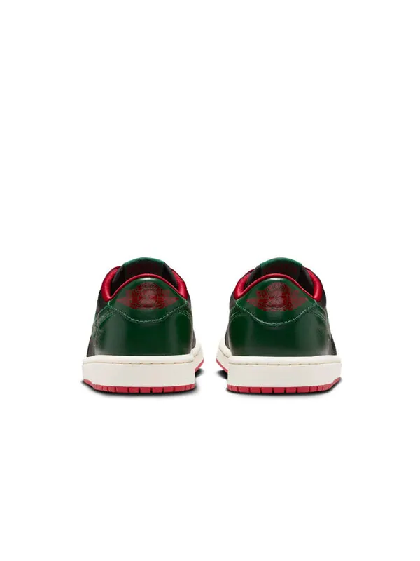 Кроссовки 1 ретро низкие og Air Jordan — изображение 4 из 4, черный/зеленый/красный