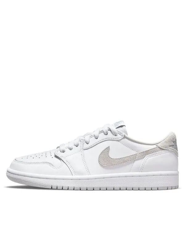 Кроссовки 1 ретро низкие og Air Jordan — изображение 1 из 4, белый/серый/серый