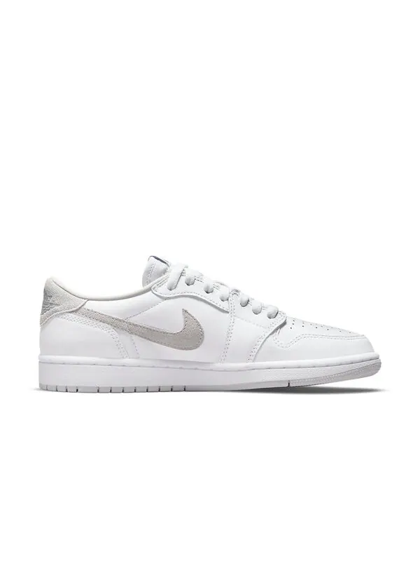 Кроссовки 1 ретро низкие og Air Jordan — изображение 2 из 4, белый/серый/серый
