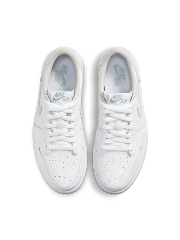 Кроссовки 1 ретро низкие og Air Jordan — изображение 4 из 4, белый/серый/серый