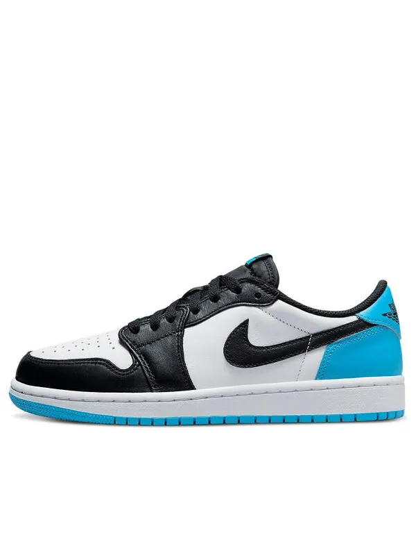 Кроссовки 1 ретро низкие og Air Jordan — изображение 1 из 4, белый/синий-черный