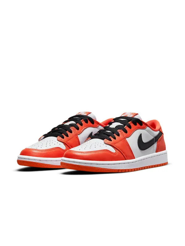 Кроссовки 1 low og Air Jordan — изображение 3 из 4, оранжевый/белый/черный